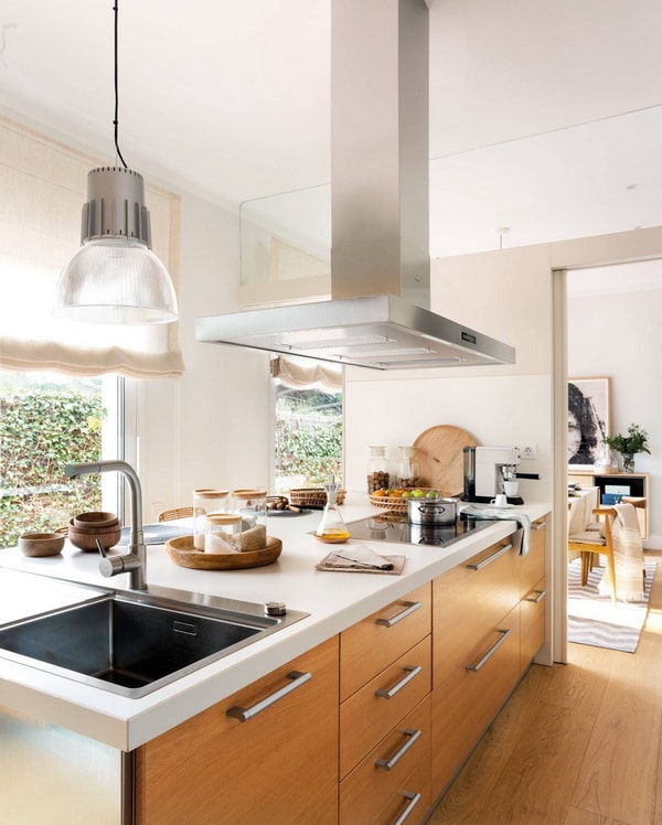 Campanas de cocina modernas