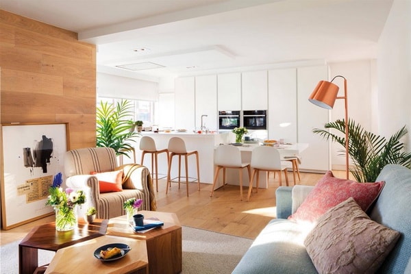 Una cocina abierta al salón