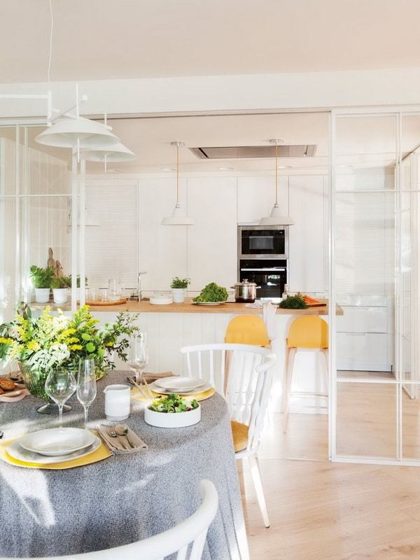 Cerramientos de cristal para cocinas abiertas