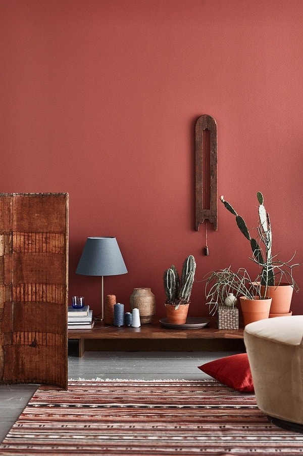 Pared terracota