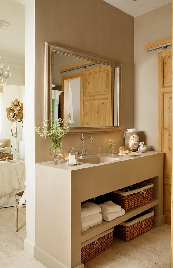 Baños con microcemento