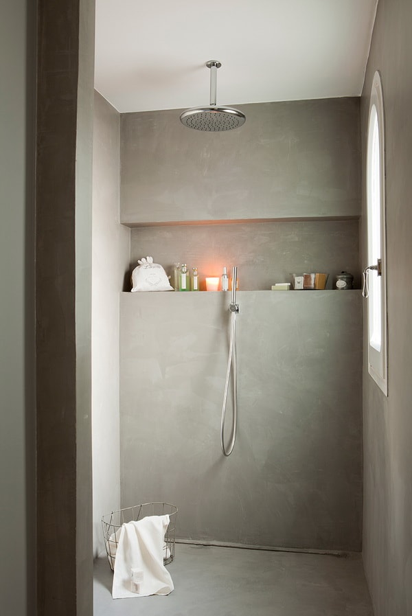 Microcemento en duchas