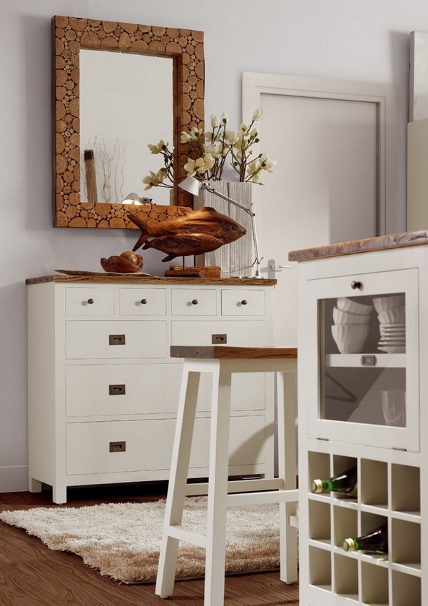 Muebles modernos con estilo colonial