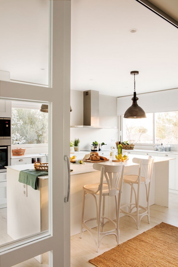 Cocinas modernas con encimeras porcelánicas