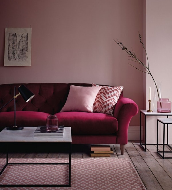 Colores oscuros para decorar en primavera 2019