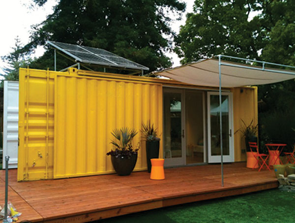 Casas hechas con containers usados