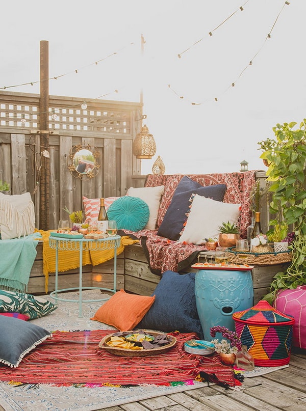 Rincòn Chill Out en la terraza