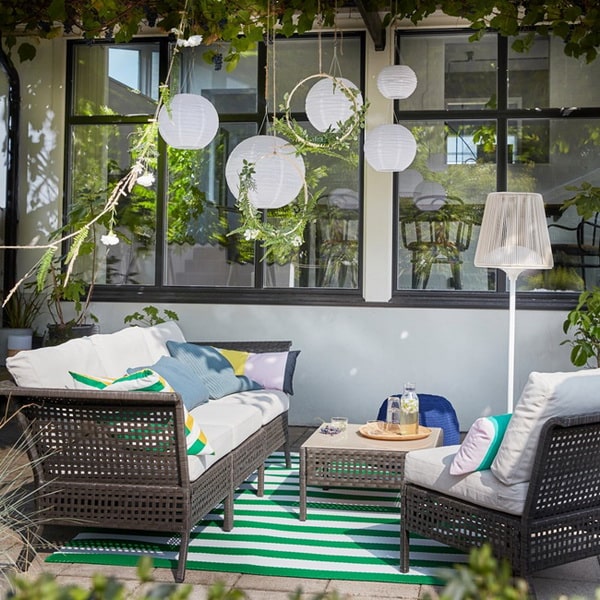 Muebles modulares de Ikea para exteriores