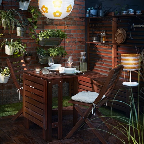 Muebles de madera para exteriores
