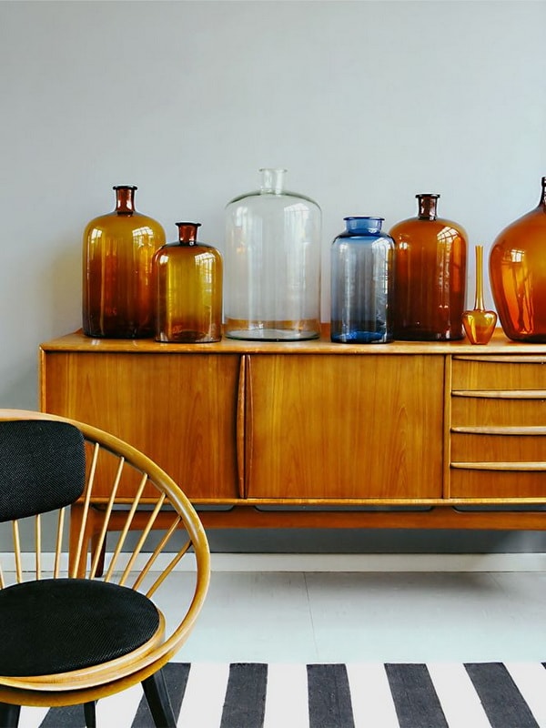 Ideas para decorar con botellas y damajuanas antiguas