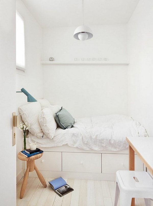 Blanco frío para el dormitorio