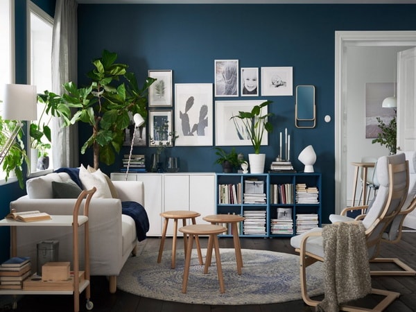 Diferentes colores para pintar el salón