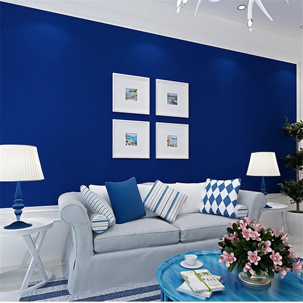 Color azul para la sala