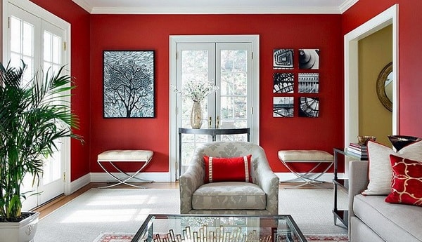Salones en color rojo