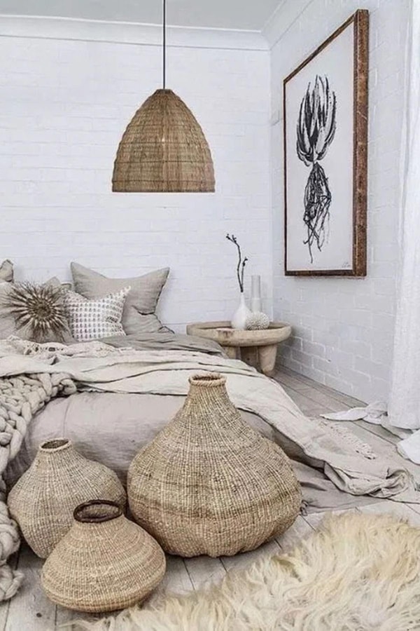 Artesanías para dormitorios naturales