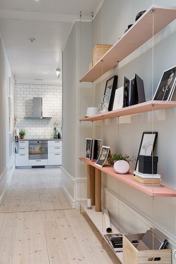 Hogar diez: Decorar pasillos estrechos