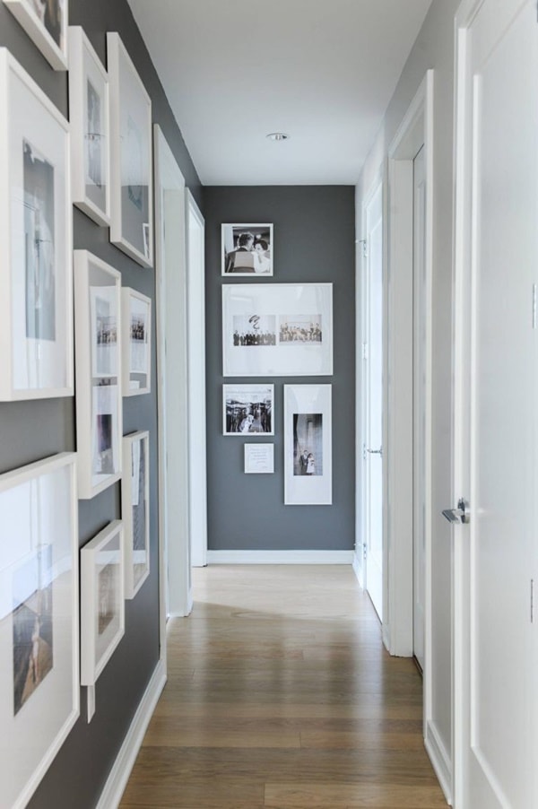 Decorar pasillos con cuadros