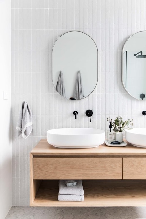 Muebles de baño en madera