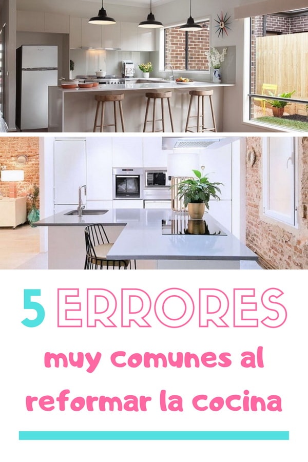 Errores al reformar la cocina