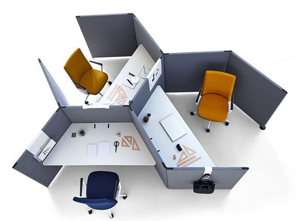 División modulares para oficinas