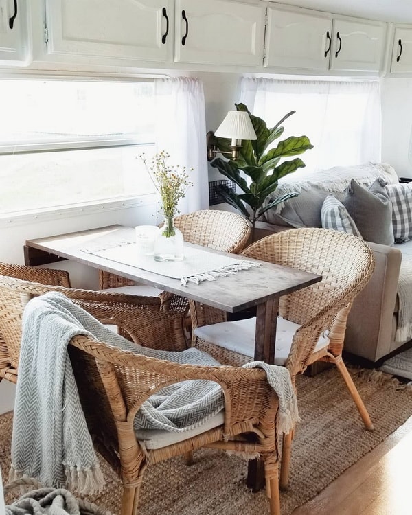 Decoración con fibras naturales