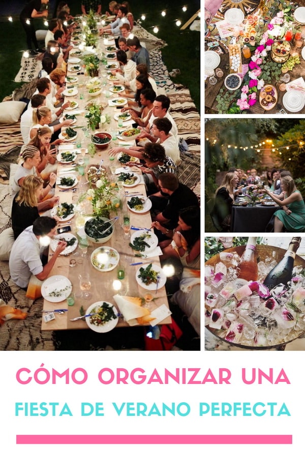 Cómo organizar una fiesta de verano perfecta