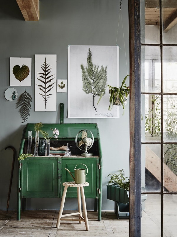 Muebles antiguos pintados