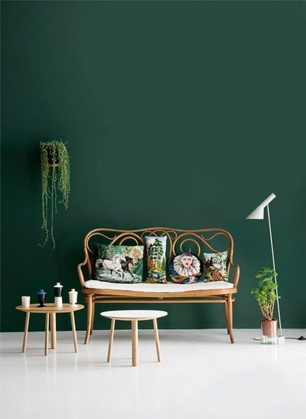 17 ideas para una decoración en verde. Diferentes tipos de verde.