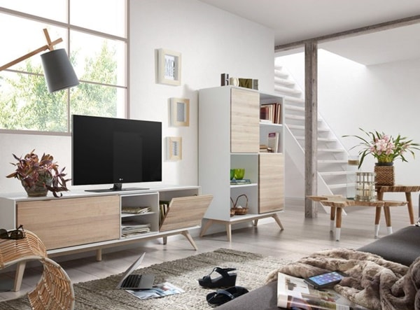 Mueble de TV estilo nórdico