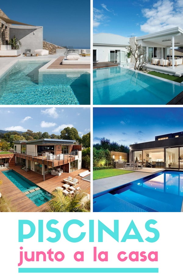 Piscinas junto a la casa