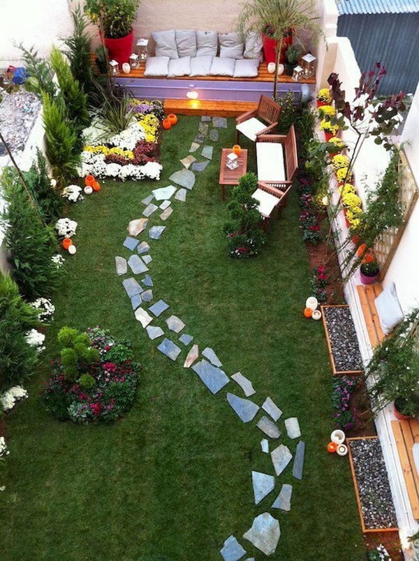 Caminos de jardines con piedras Senderos de jardín hechos con piedras