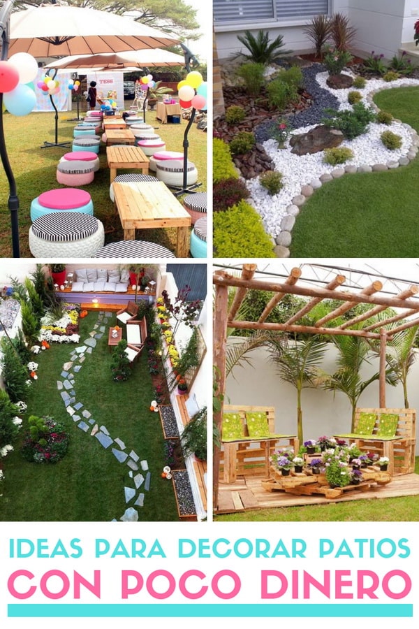 Ideas para decorar patios con poco dinero Decorar patios con poco dinero