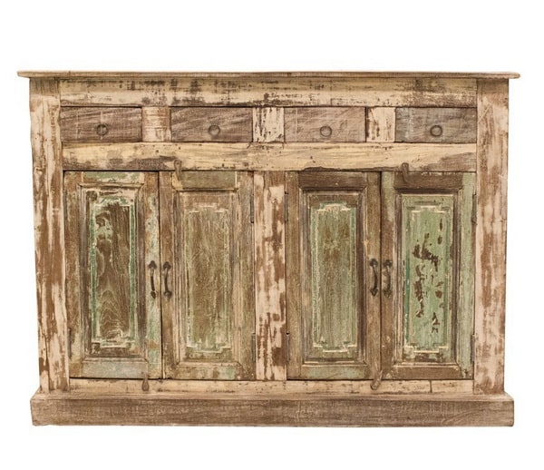 Aparador vintage de madera maciza