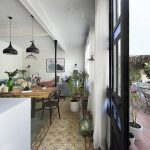 Salón y puerta a la terraza
