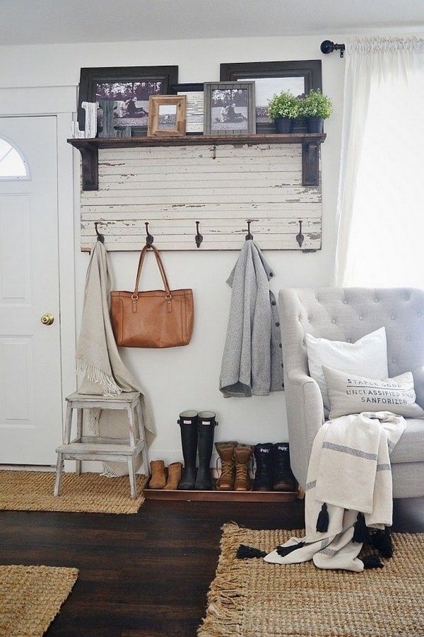 Percheros de pared. Ideas para hacer percheros DIY