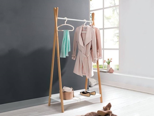 Percheros de madera estilo nórdico