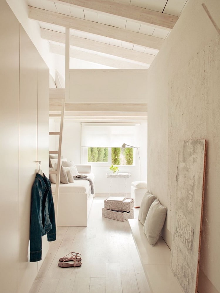 Interiores con suelos en colores claros