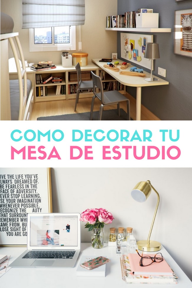 Cómo decorar tu mesa de estudio