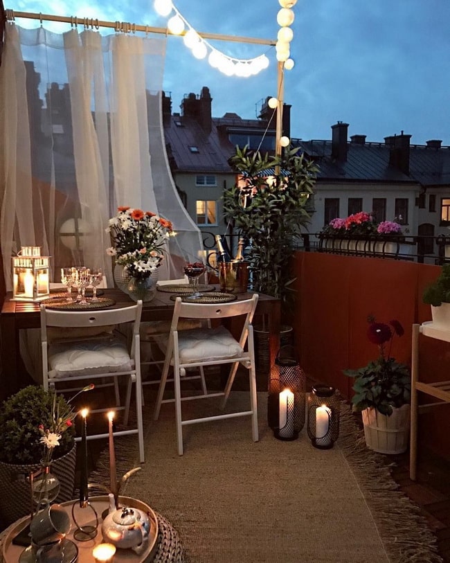 Ideas para decorar balcones en Navidad