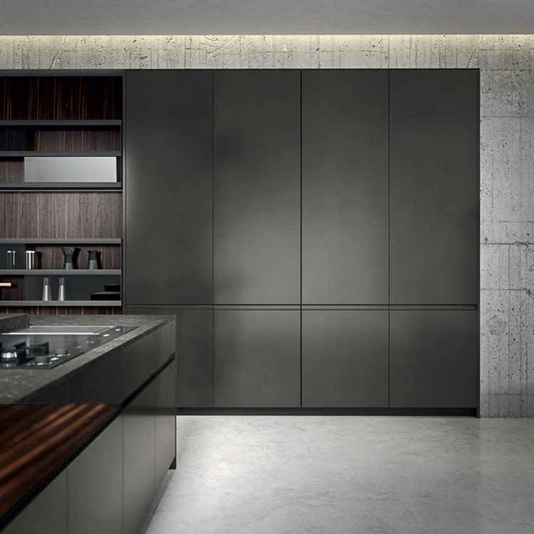 Muebles de cocina en color negro