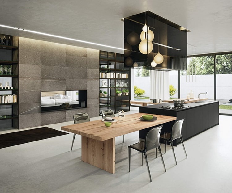 Cocinas modernas en madera