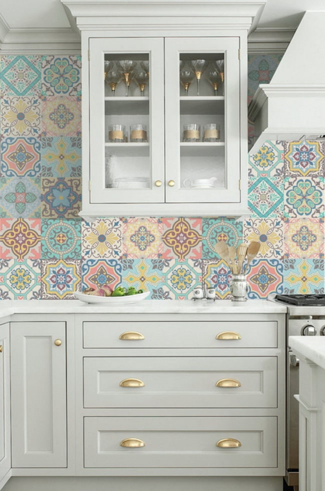 Azulejos adhesivos para cocinas