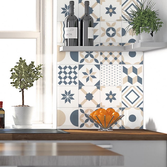 Azulejos adhesivos para cocina