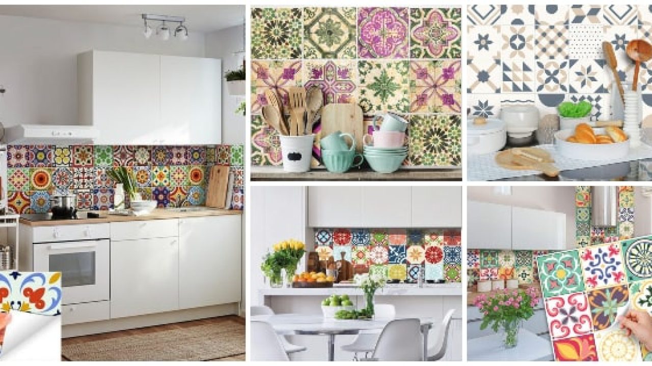 ▷ Azulejos adhesivos para cocina. Tendencias para cocinas 2023.