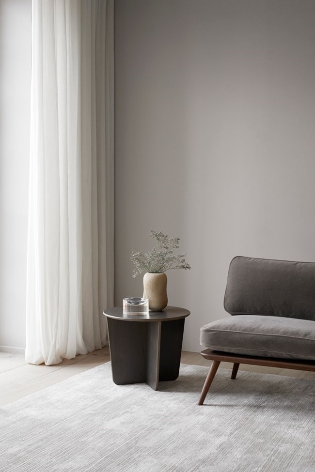 Espacios minimalistas en color greige