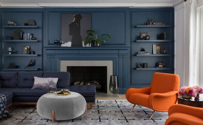 Azul Clásico para el salón