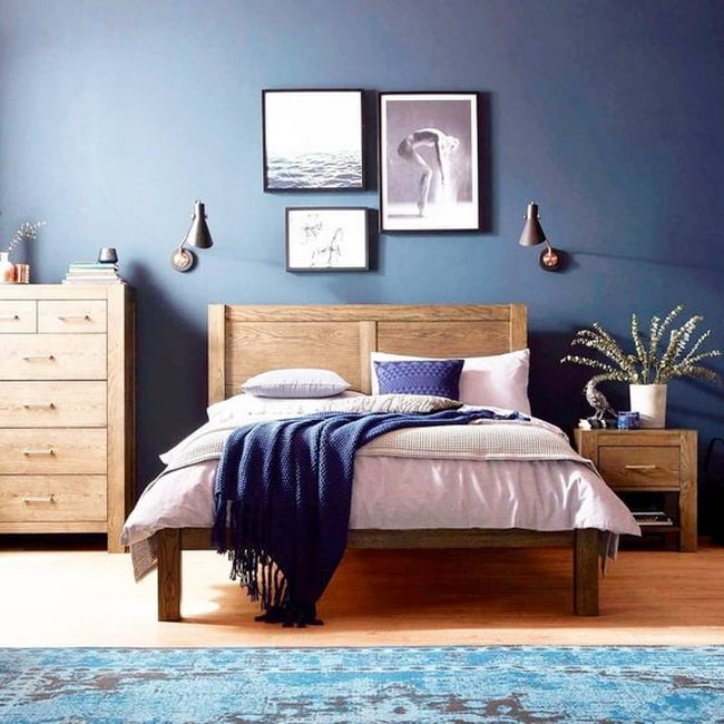 Color azul en dormitorios
