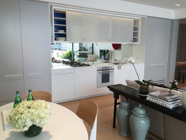 Cocina abierta al salón comedor
