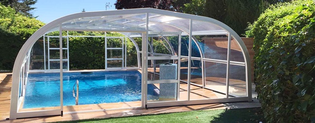 Cubiertas de piscina altas