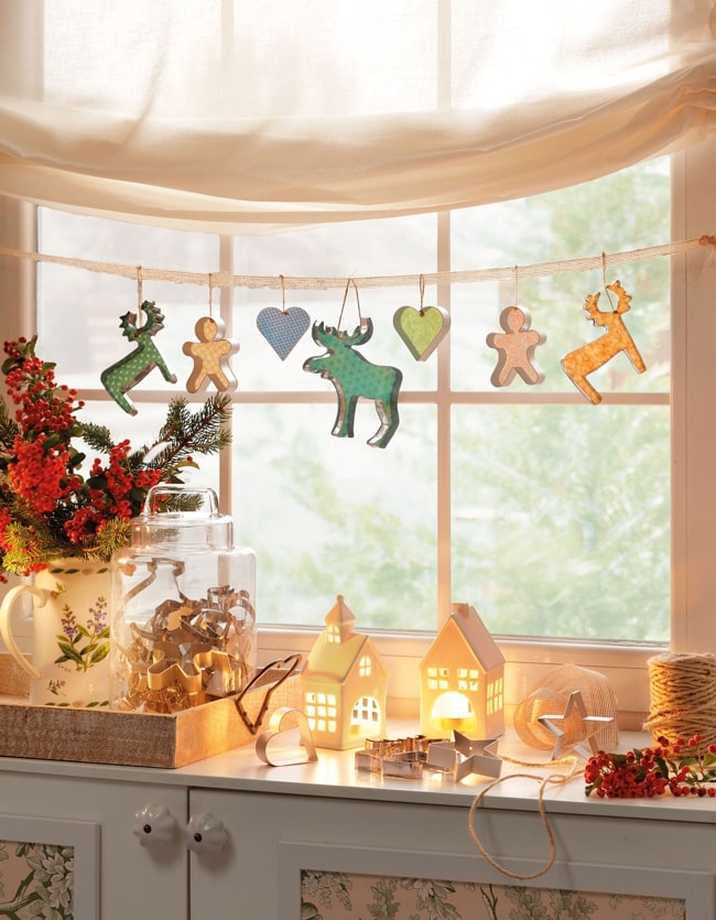Decoración de Navidad para las ventanas